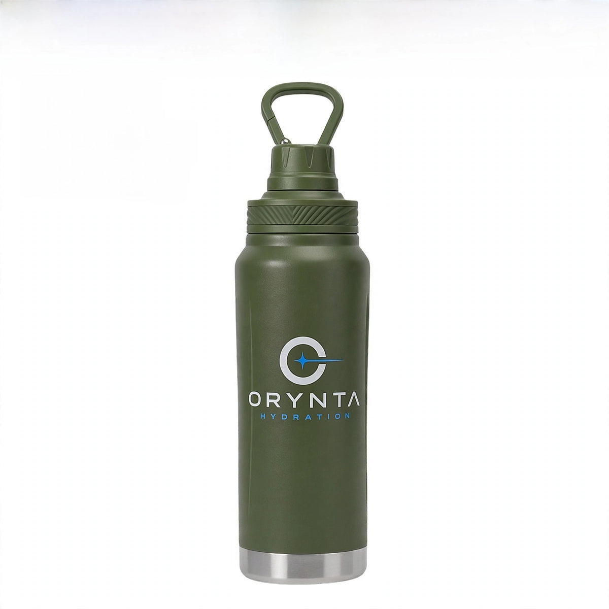 Green ORYNTA ACTIVE 800ml insulated sports water bottle