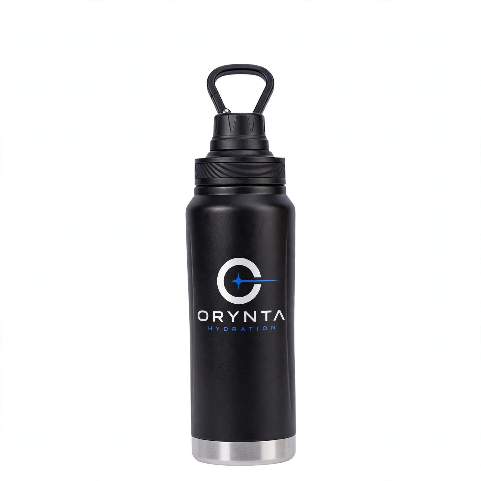 Black ORYNTA ACTIVE 800ml insulated sports water bottle