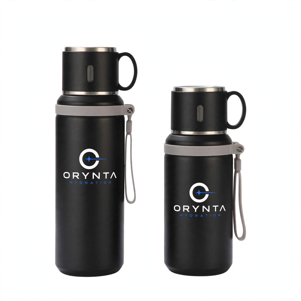 Black ORYNTA TRAVEL bottle size options
