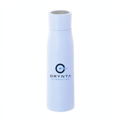 Light blue ORYNTA ONE insulated smart water bottle